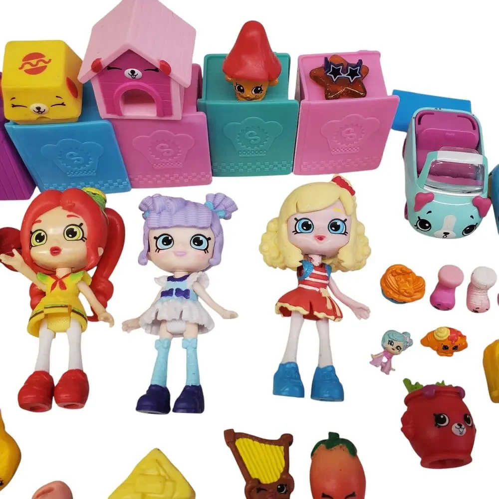 Shopkins Wedding Cake Mixed Lot Happy Places Shoppies Cutie Car Vintage Shopkins